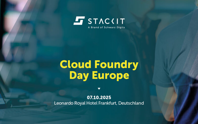 Events | STACKIT auf dem Cloud Foundry Day Europe